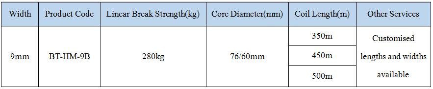 9mm Polyester Bale Press Strapping
